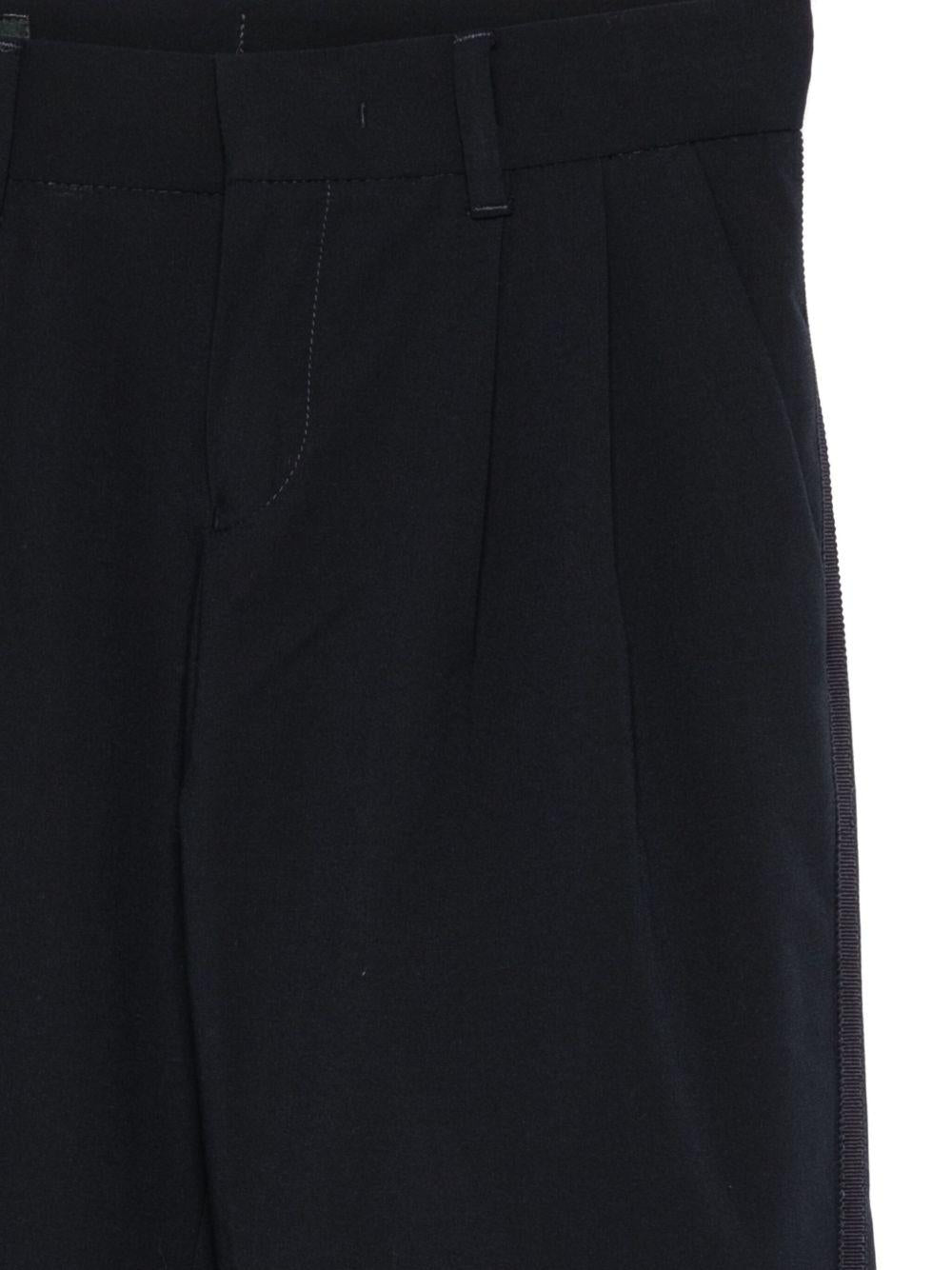Pantaloni da tuta per bambino Emporio Armani Kids nero con logo - Rubino Kids