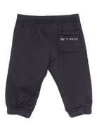 Pantaloni da tuta per neonato ETRO KIDS blu con polsini elastici - Rubino Kids
