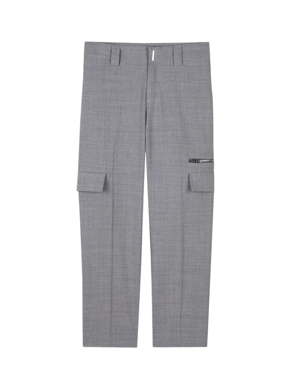 Pantaloni dritti per bambino Givenchy Kids grigio con piega stirata - Rubino Kids