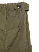Pantaloni dritti per bambino Paolo Pecora Kids verde con coulisse - Rubino Kids