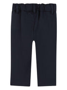 Pantaloni e giacca per neonato BOSS Kidswear blu con orlo a contrasto (2 pezzi) - Rubino Kids