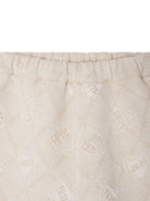 Pantaloni Elvin per neonato Bonpoint beige con vita elasticizzata - Rubino Kids