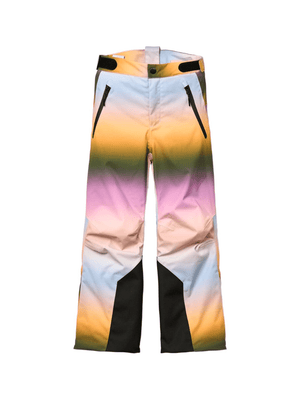 Pantaloni Jump Pro per bambina Molo multicolore con chiusura con zip nascosta e bottone