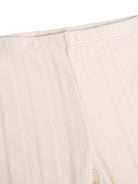 Pantaloni Noella per bambina Molo beige con ruches - Rubino Kids