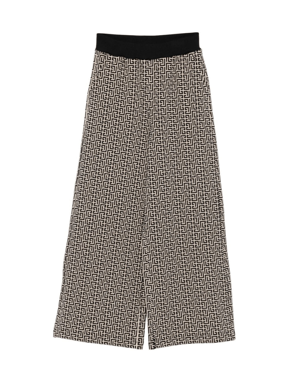 Pantaloni per bambina Balmain Kids multicolore con monogramma - Rubino Kids