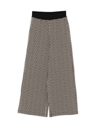 Pantaloni per bambina Balmain Kids multicolore con monogramma - Rubino Kids