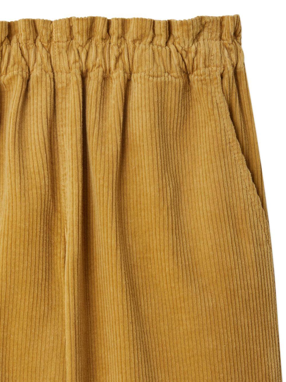 Pantaloni per bambina Bonpoint giallo con vita elasticizzata - Rubino Kids