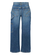 Pantaloni per bambina DONDUP KIDS denim con cinque tasche - Rubino Kids