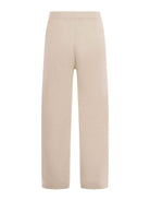 Pantaloni per bambina Emporio Armani Kids beige con due tasche posteriori - Rubino Kids