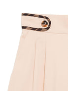 Pantaloni per bambina Fendi Kids beige modello svasato - Rubino Kids