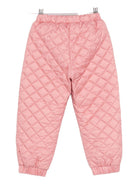 Pantaloni per bambina Il Gufo rosa con motivo trapuntato - Rubino Kids