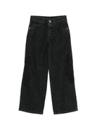 Pantaloni per bambina John Richmond Junior nero con applicazione - Rubino Kids