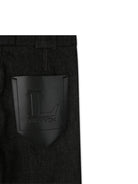 Pantaloni per bambina Lanvin Enfant blu con dettaglio fibbia - Rubino Kids