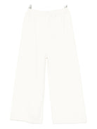 Pantaloni per bambina Louise Misha bianchi con elastico in vita - Rubino Kids