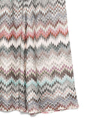 Pantaloni per bambina Missoni Kids multicolore con motivo zig zag - Rubino Kids