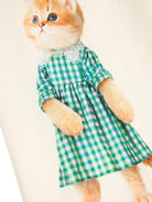 Pantaloni per bambina Molo Aurita bianco con stampa grafica all - over - Rubino Kids