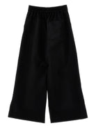 Pantaloni per bambina Monnalisa neri con tasca posteriore sagomata - Rubino Kids