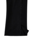 Pantaloni per bambina Monnalisa neri con tasca posteriore sagomata - Rubino Kids