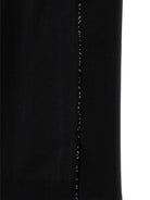 Pantaloni per bambina Monnalisa neri con tasca posteriore sagomata - Rubino Kids