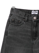 Pantaloni per bambina Moschino Kids neri con cinque tasche - Rubino Kids