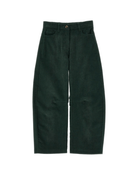 Pantaloni per bambina Philosophy di Lorenzo Serafini Kids verdi con tasche applicate - Rubino Kids