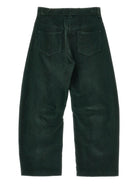 Pantaloni per bambina Philosophy di Lorenzo Serafini Kids verdi con tasche applicate - Rubino Kids