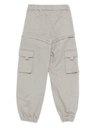 Pantaloni per bambina Pinko Kids grigio design cargo - Rubino Kids