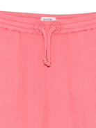 Pantaloni per bambina Scotch & Soda Kids rosa con effetto stropicciato - Rubino Kids