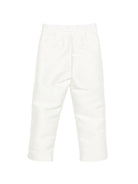 Pantaloni per bambina Simonetta bianco con tasche laterali - Rubino Kids