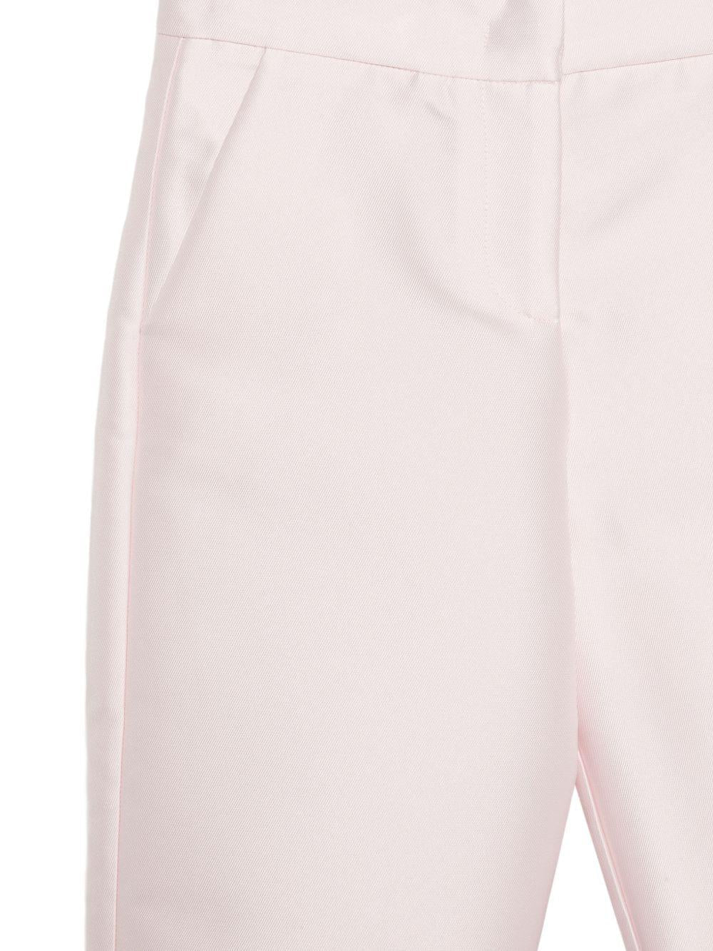 Pantaloni per bambina Simonetta rosa con tasche laterali - Rubino Kids