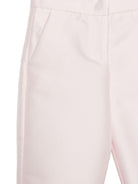 Pantaloni per bambina Simonetta rosa con tasche laterali - Rubino Kids
