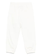 Pantaloni per bambina Stella McCartney Kids bianco a fiori con coulisse - Rubino Kids