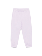 Pantaloni per bambina Stella McCartney Kids lilla con stampa margherite - Rubino Kids