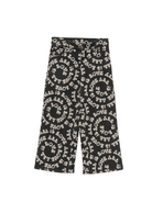 Pantaloni per bambina Stella McCartney Kids nero stampati Love is All - Rubino Kids