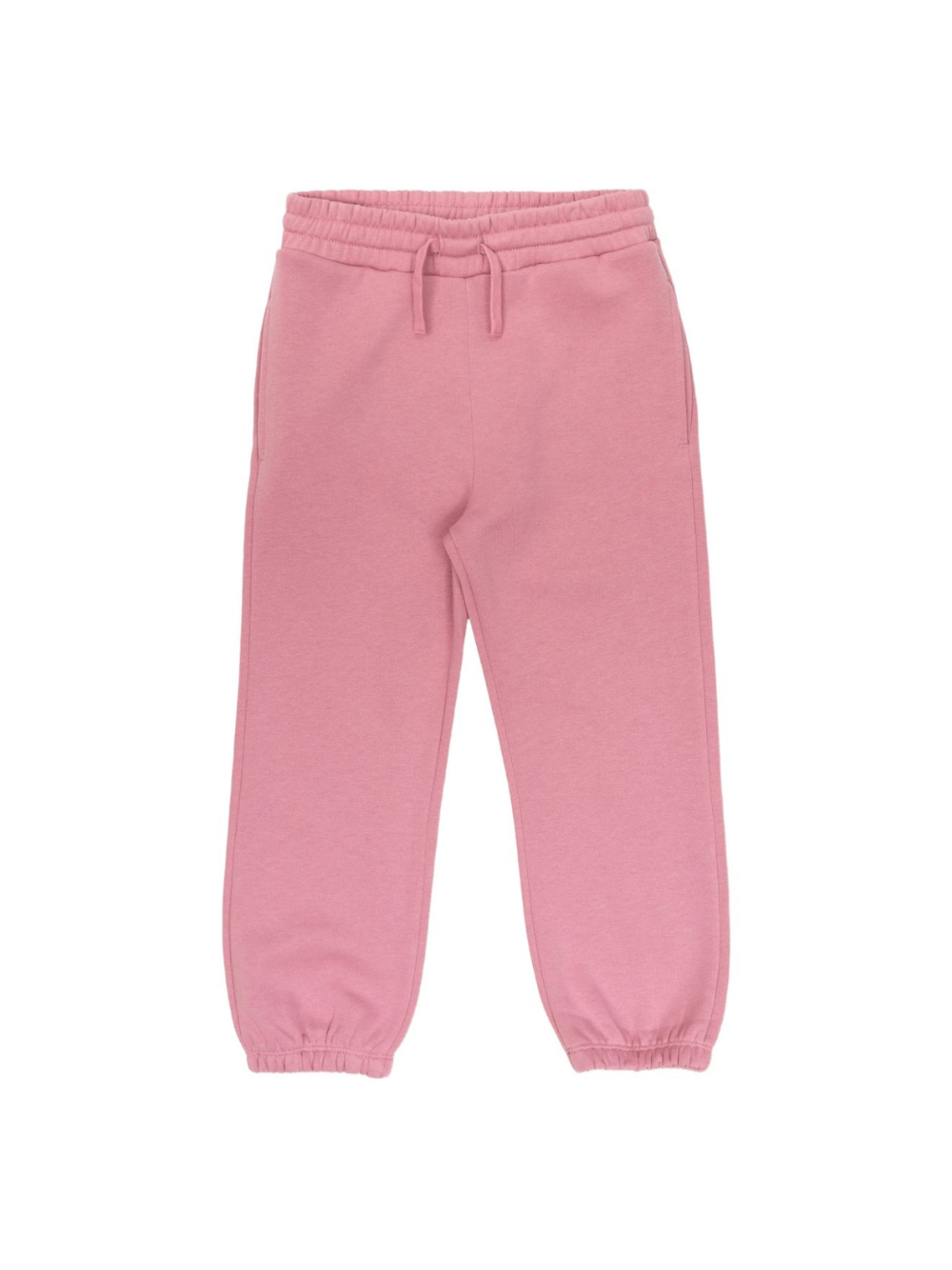 Pantaloni per bambina Stella McCartney Kids rosa con tasca con stampa floreale - Rubino Kids
