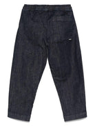 Pantaloni per bambino Aspesi Kids blu con elastico in vita - Rubino Kids