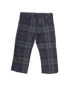 Pantaloni per bambino Baroni verde con motivo scozzese - Rubino Kids