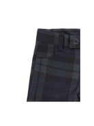 Pantaloni per bambino Baroni verde con motivo scozzese - Rubino Kids