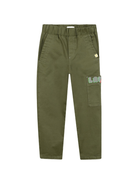 Pantaloni per bambino Billieblush verde con dettaglio Love ricamato - Rubino Kids