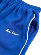 Pantaloni per bambino Bobo Choses blu con logo sul davanti - Rubino Kids