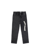 Pantaloni per bambino Bobo Choses nero con vita elasticizzata - Rubino Kids