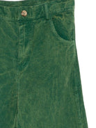 Pantaloni per bambino Bobo Choses verdi con motivo semi delle carte da gioco - Rubino Kids