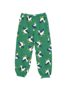 Pantaloni per bambino Bobo Choses verdi con stampa oca - Rubino Kids