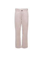 Pantaloni per bambino Bonpoint beige con logo - Rubino Kids