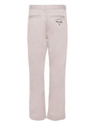 Pantaloni per bambino Bonpoint beige con logo - Rubino Kids