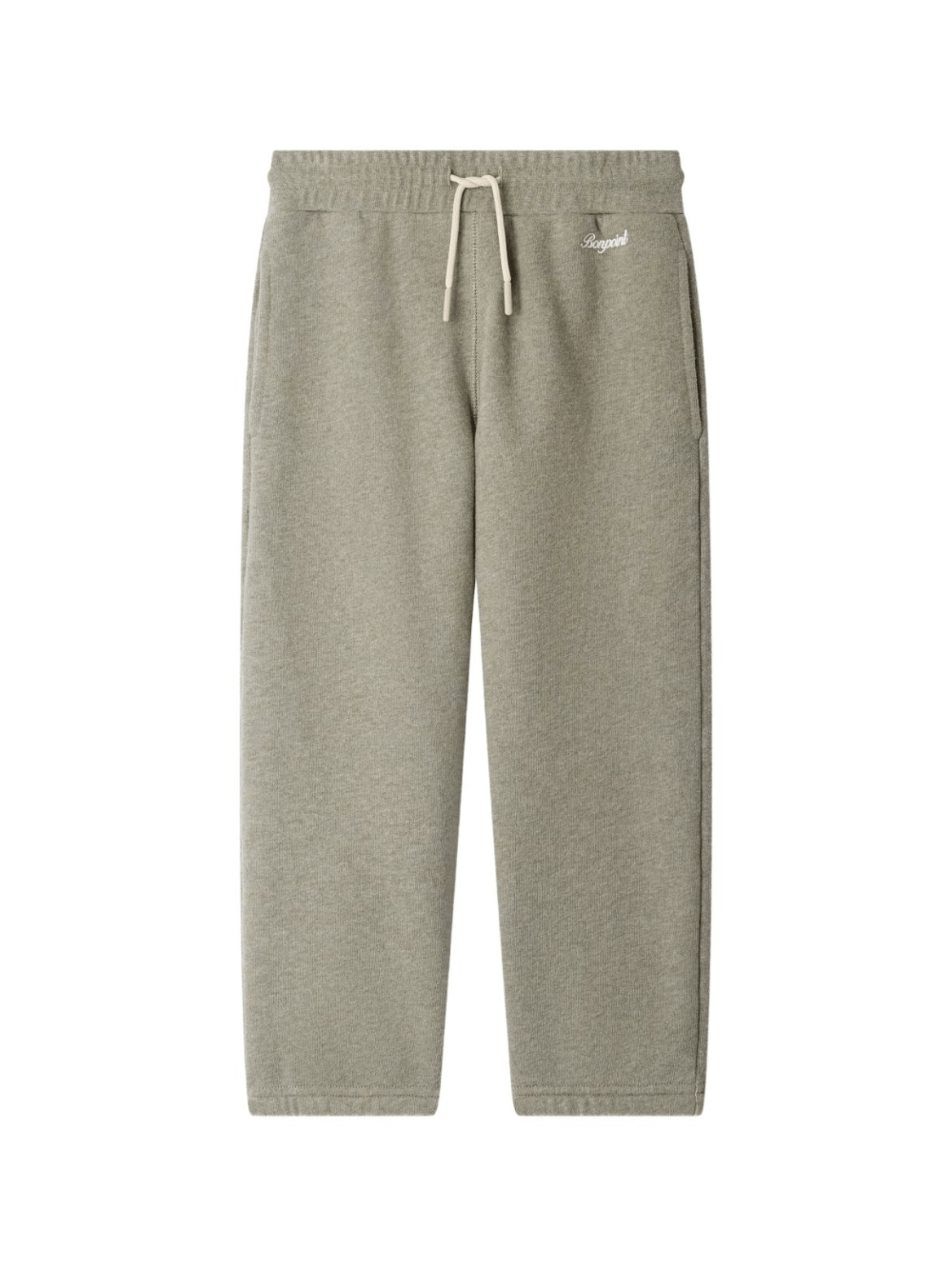 Pantaloni per bambino Bonpoint grigio con coulisse - Rubino Kids