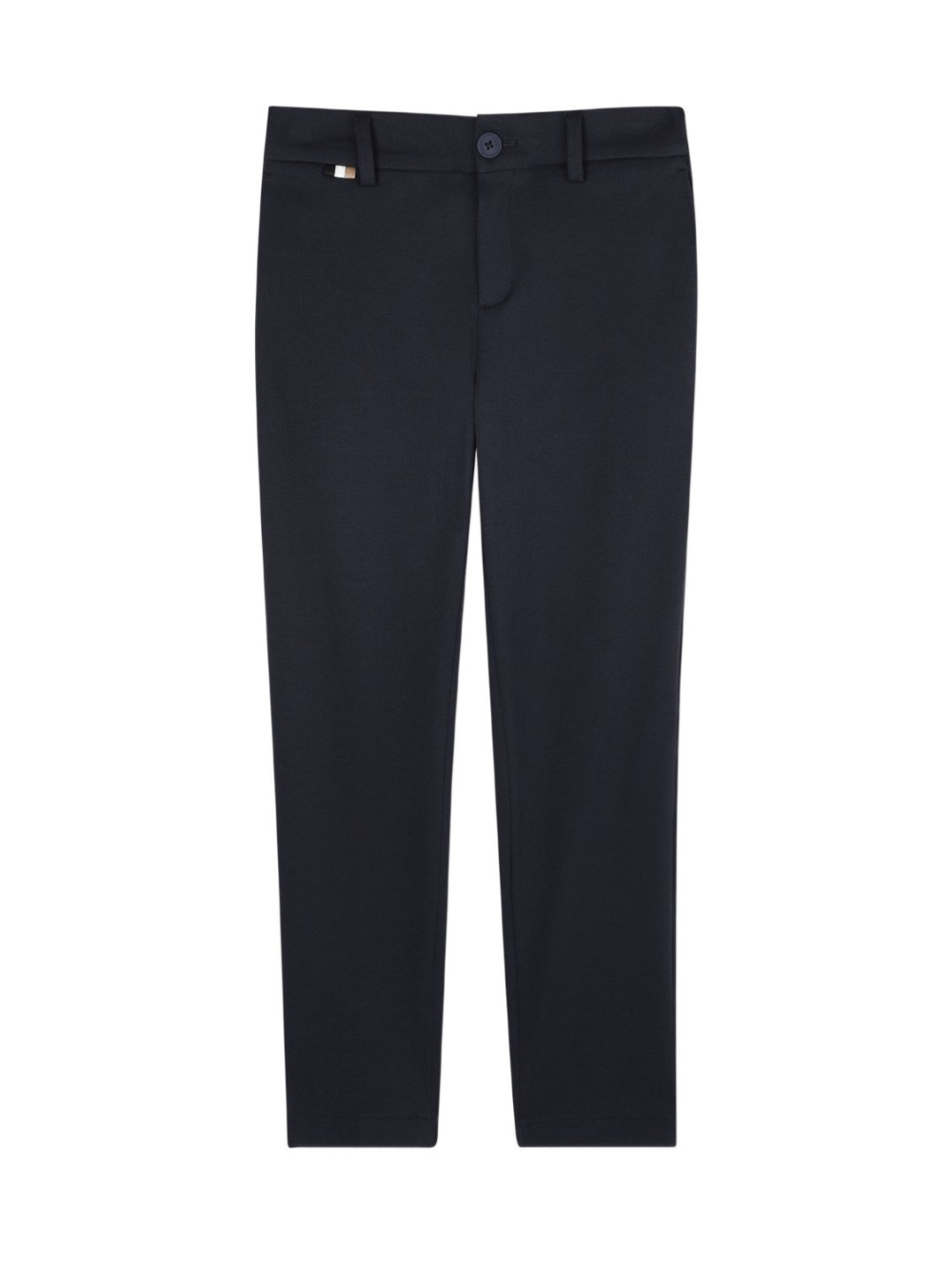 Pantaloni per bambino BOSS Kids blu con logo - Rubino Kids