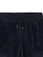 Pantaloni per bambino Boss Kids blu con tasche cargo - Rubino Kids