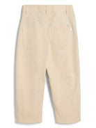 Pantaloni per bambino Brunello Cucinelli Kids beige con dettaglio a catena Monili - Rubino Kids