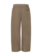 Pantaloni per bambino C.P. Company Kids marrone modello cargo con logo - Rubino Kids